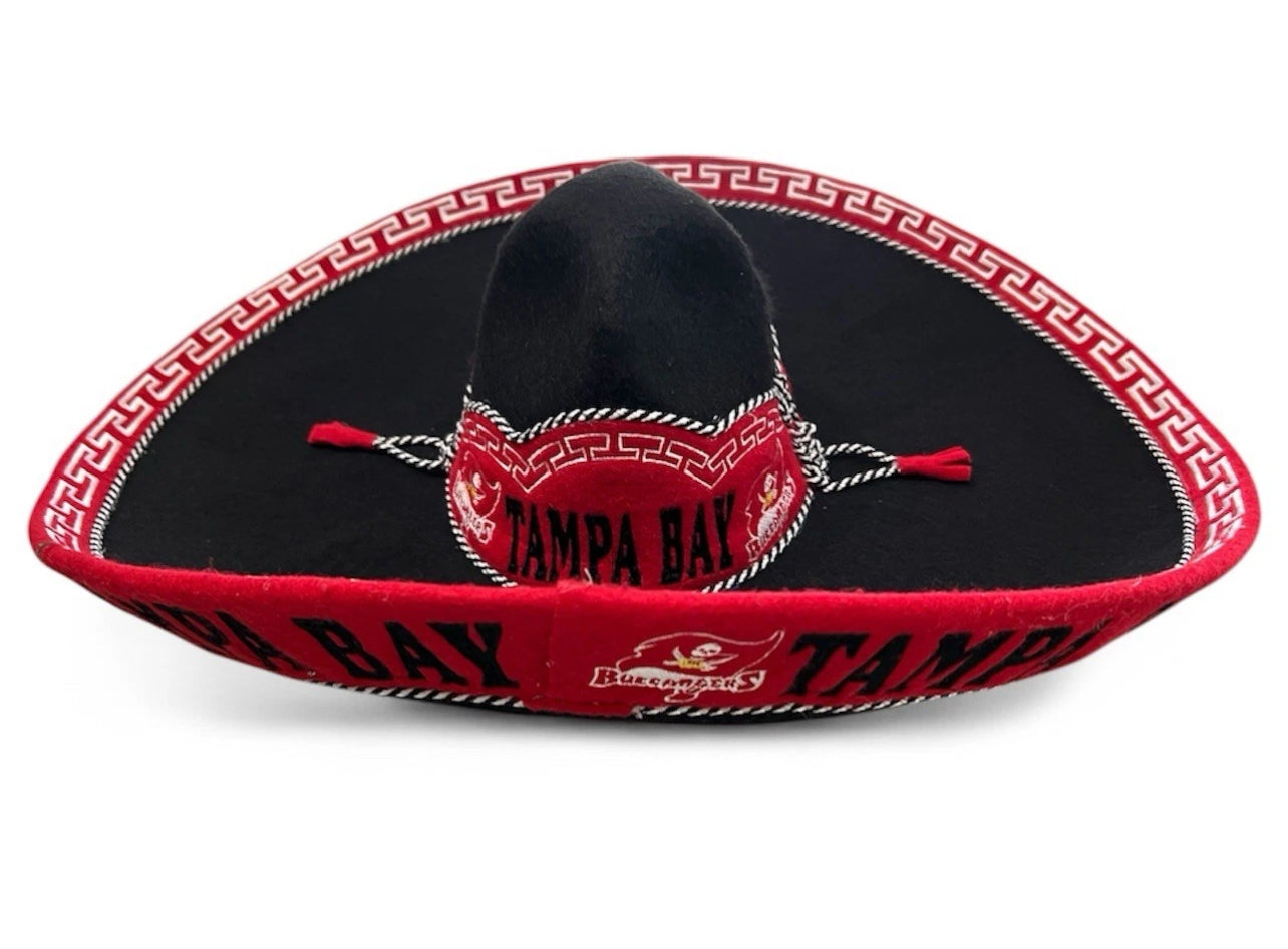 Tampa Bay Buccaneers Mexican Charro Hat Sombrero Mariachi Adult One Size