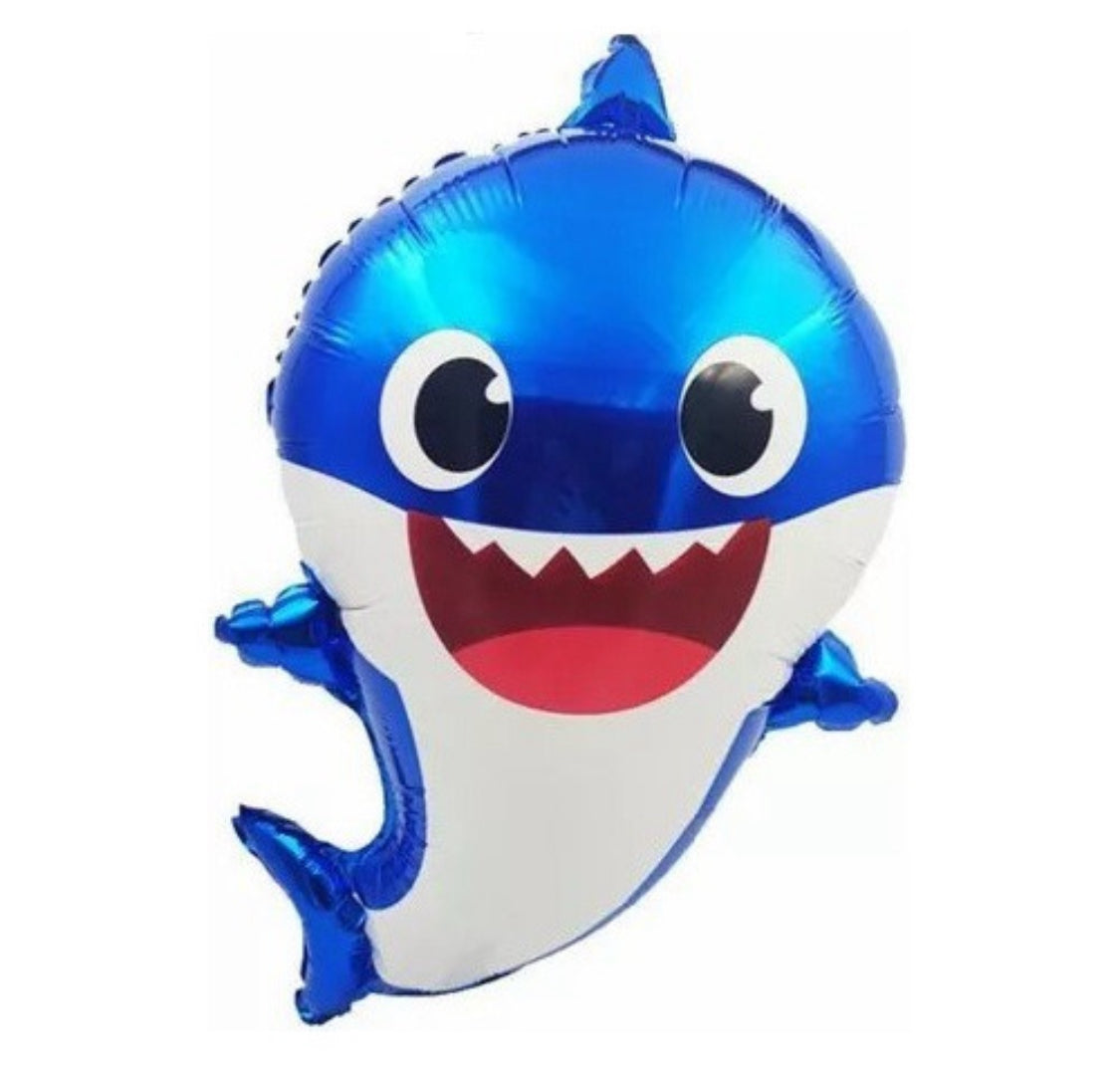 12 Pcs. Balloons Globos de Tiburoncitos Fiesta Cumpleaños Birthday Party