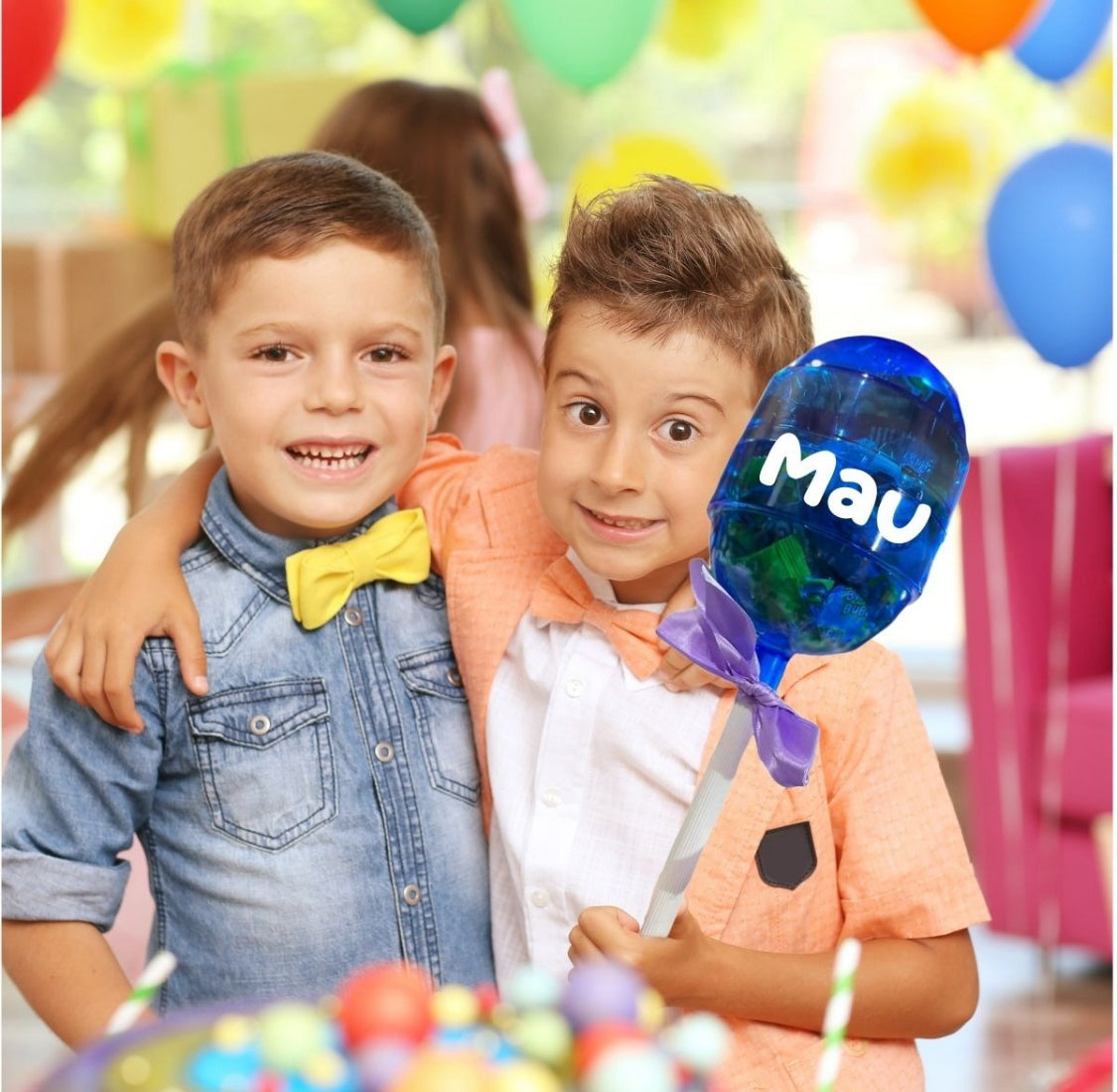Birthday Party Dulcero Candy Favor Lollipop Centro de Mesa Table Centerpiece 10Pcs.