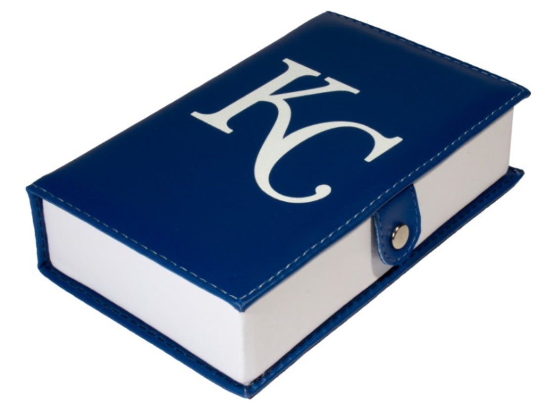 Dominoes Set Kansas City Royals in Faux Leather Case Domino