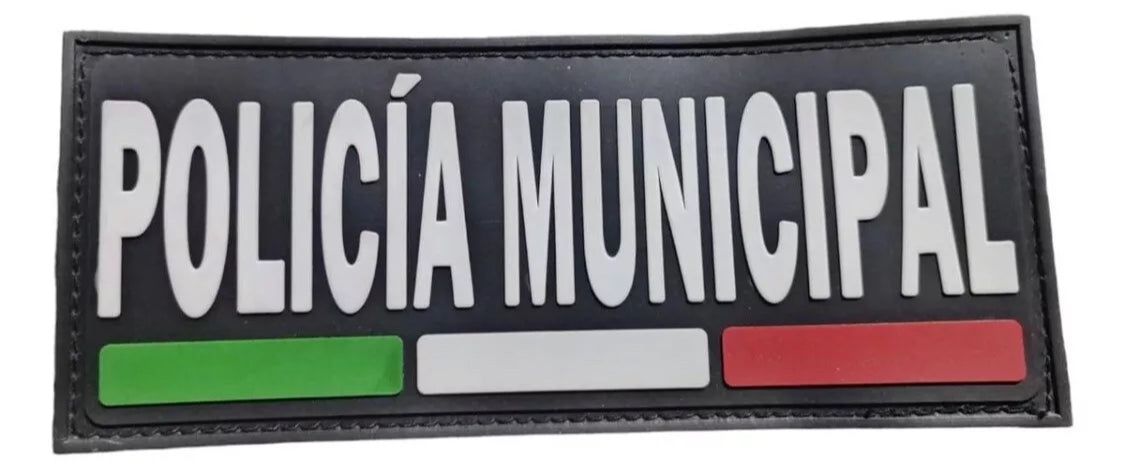 Policía Municipal Mexico Parche Táctico Tactical Patch Mexican Police Policia