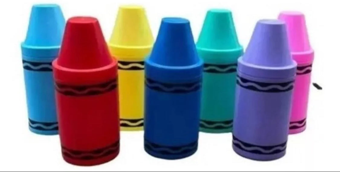 CrayonChela Cup Vaso Michelada, Caguama. Jumbo 880ml Crayola Party (20 Cups)