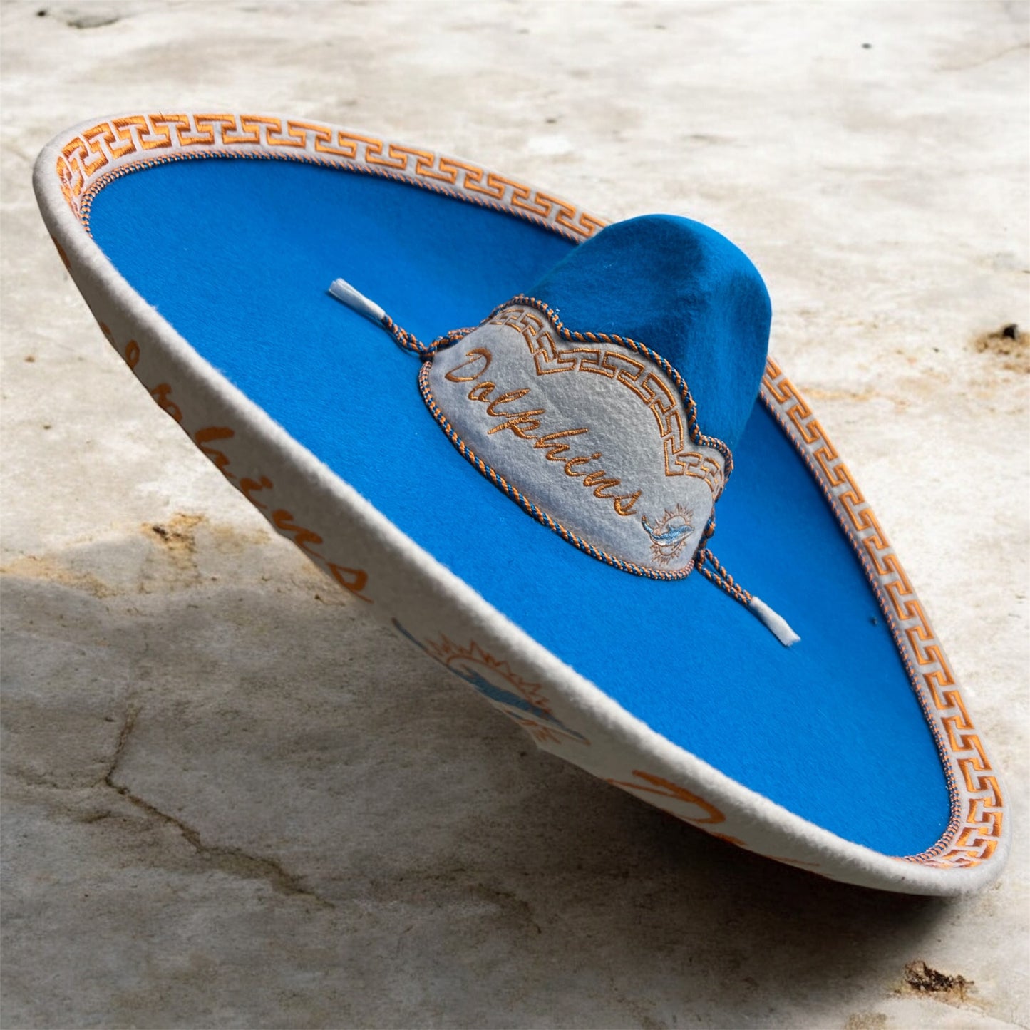 Miami Dolphins Mexican Charro Hat Sombrero Mariachi Adult One Size