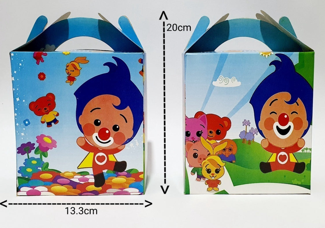 50 Dulceros Party Candy Box Favor Tema Payasito