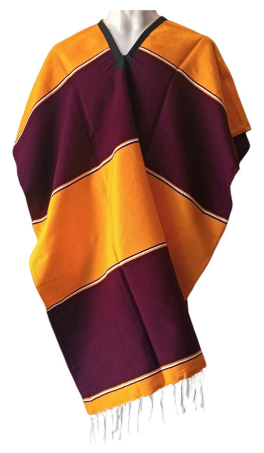 Washington Commanders Poncho Jorongo Sarape Poncho Artesanal Winter