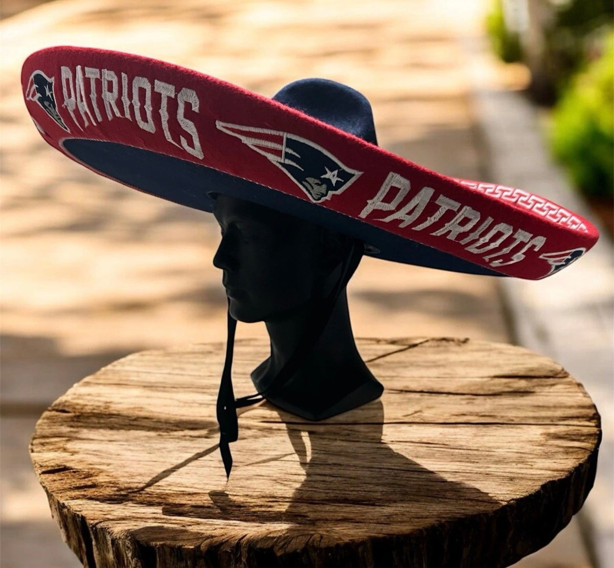 New England Patriots Mexican Charro Hat Sombrero Mariachi Adult One Size