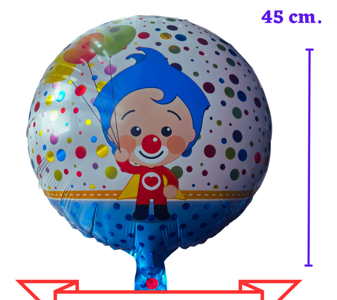 12 Pcs. Balloons Globos de Payasito 68cm. Fiesta Cumpleaños Birthday Party