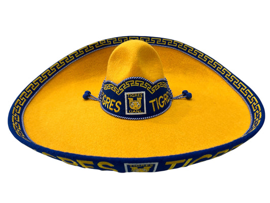 Tigres UANL Futbol Soccer Mexican Charro Hat Sombrero Mariachi Adult One Size