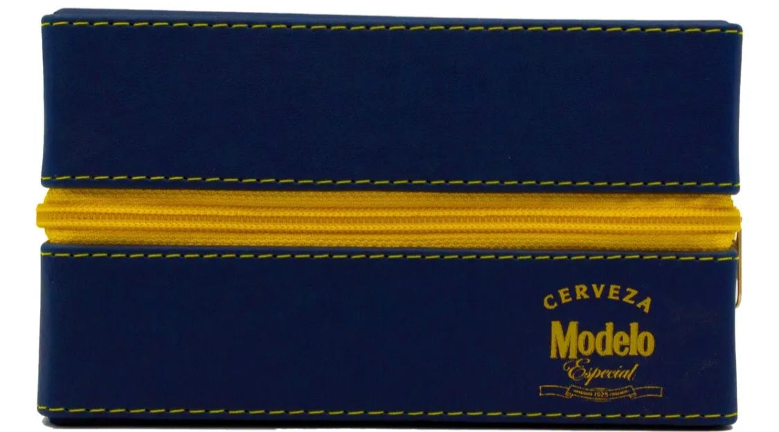 Professional Domino Set "Modelo Especial" in Faux Leather Box.