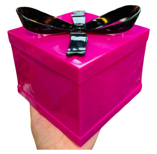 Birthday Party Dulcero Gift Box Candy Favor Centro de Mesa Table Centerpiece 10Pcs. Random Colors.