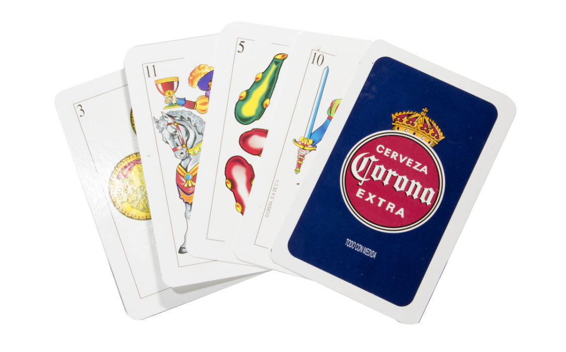 Dominoes Corona Set Special Edition + Poker Cards + Dice Set
