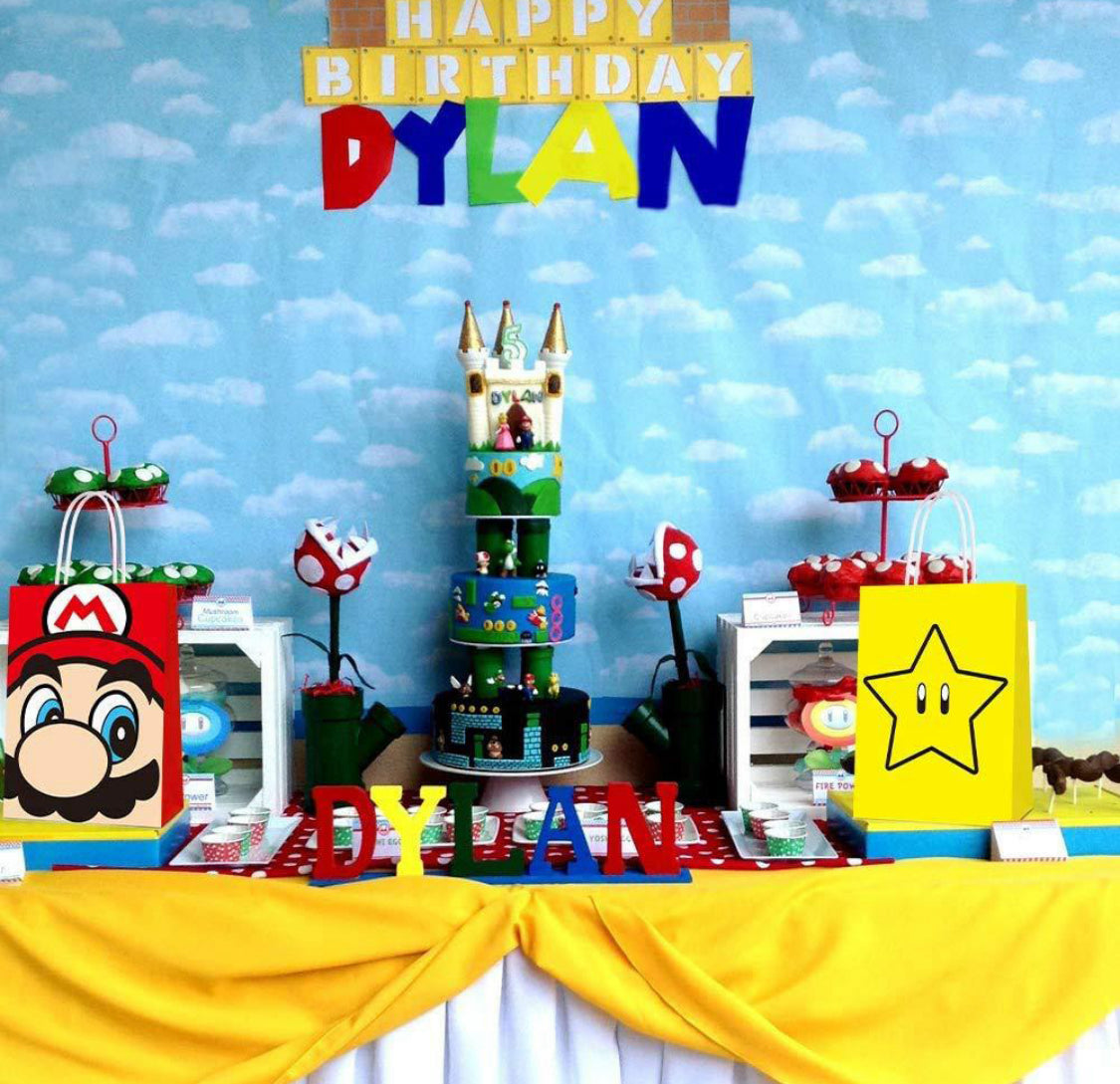 32 Dulceros Party Candy Favor Bags Video Juego