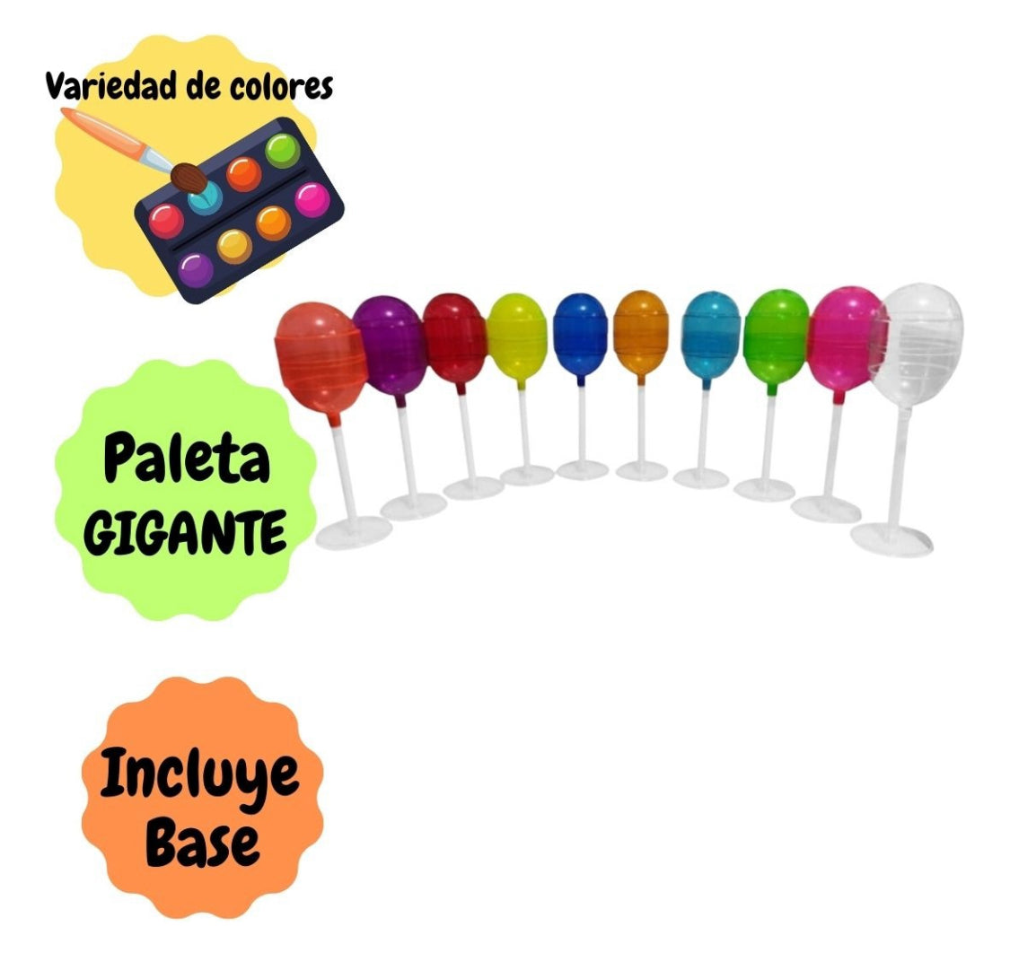 Birthday Party Dulcero Candy Favor Lollipop Centro de Mesa Table Centerpiece 10Pcs.
