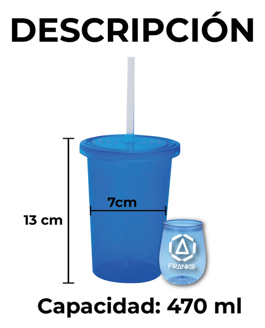 Girls Birthday Party Reusable Cups 470ml. Lid and Straw (20 Cups)