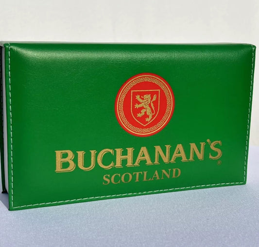 Dominoes Set Buchanans Inspired in Faux Leather Case Domino.
