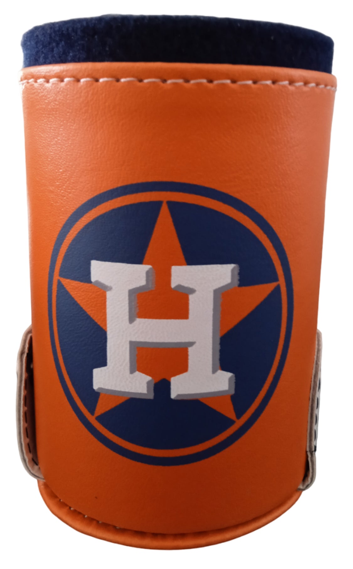 Professional Dominoes Set Cubilete Houston Astros in Faux Leather Box Space City