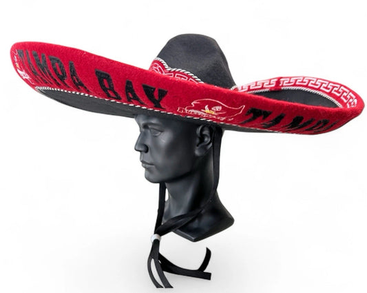 Tampa Bay Buccaneers Mexican Charro Hat Sombrero Mariachi Adult One Size