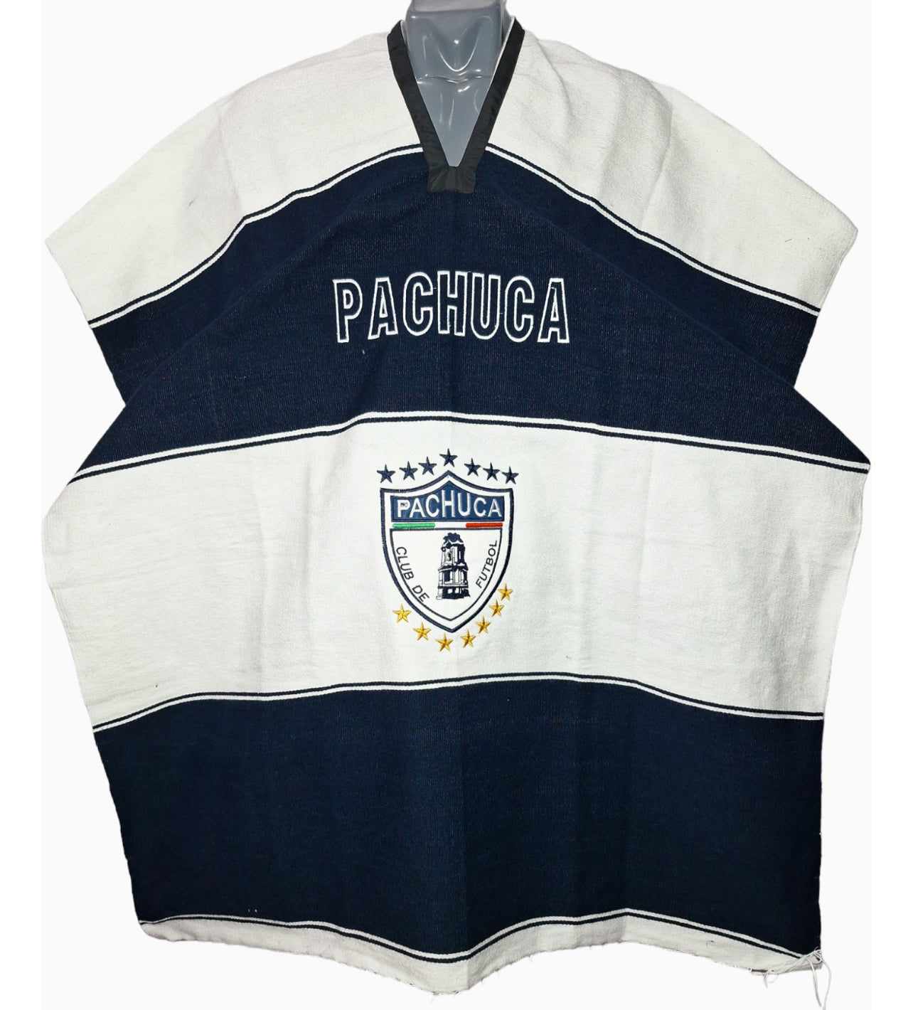 Pachuca FC Jorongo Sarape Mexican Poncho Artesanal Winter