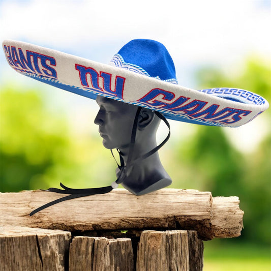 New York Giants Mexican Charro Hat Sombrero Mariachi Adult One Size