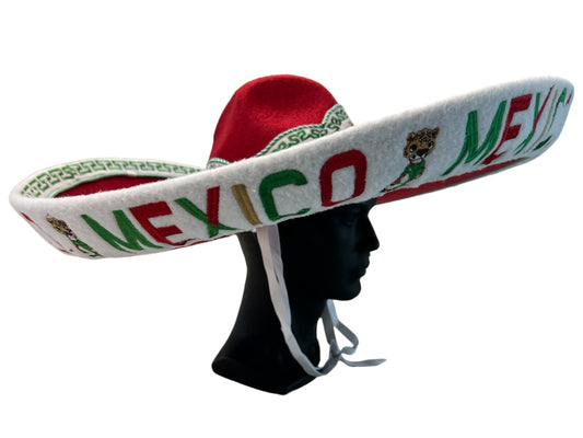 Mexico USA Canada FIFA World Cup Charro Hat OSFA Sombrero Copa del Mundo Red