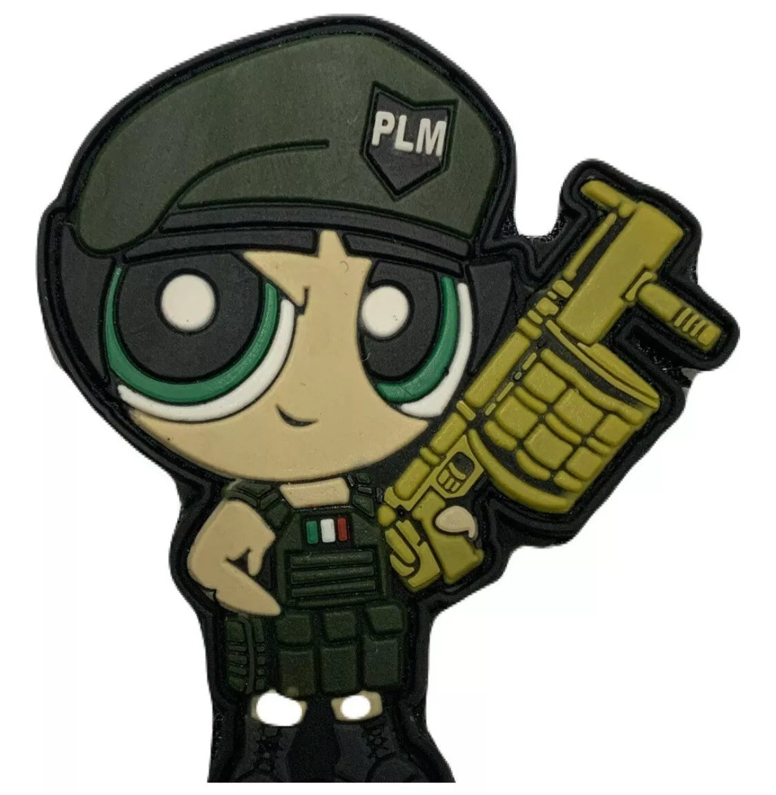 The Powerful Puff Girls Tactical Patch Military Hook & Loop Vest Patch Airsoft