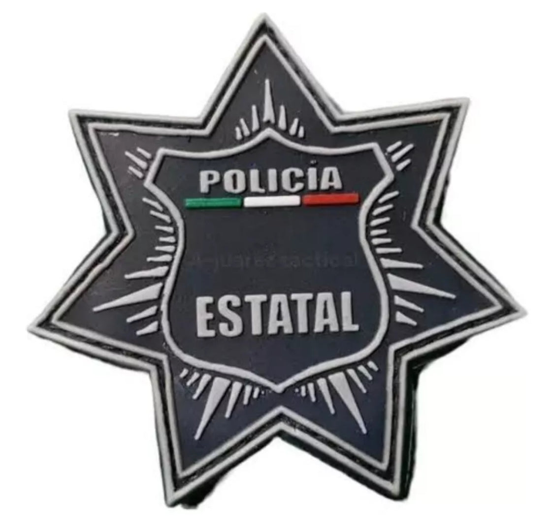 Policía Estatal Mexico Parche Táctico Tactical Patch México State Police Policia
