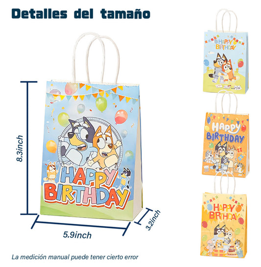 25 Dulceros Party Candy Favor Bags Perritos