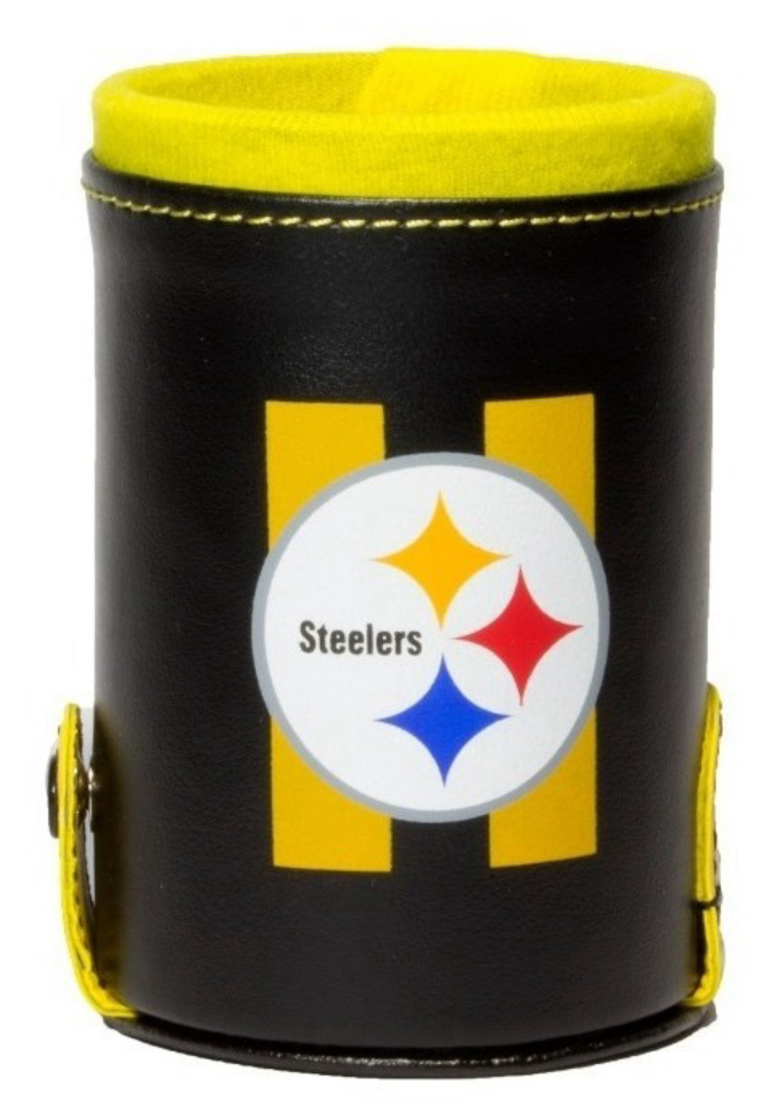 Cubilete Set Pittsburgh Steelers Faux In Leather Case Dice Set