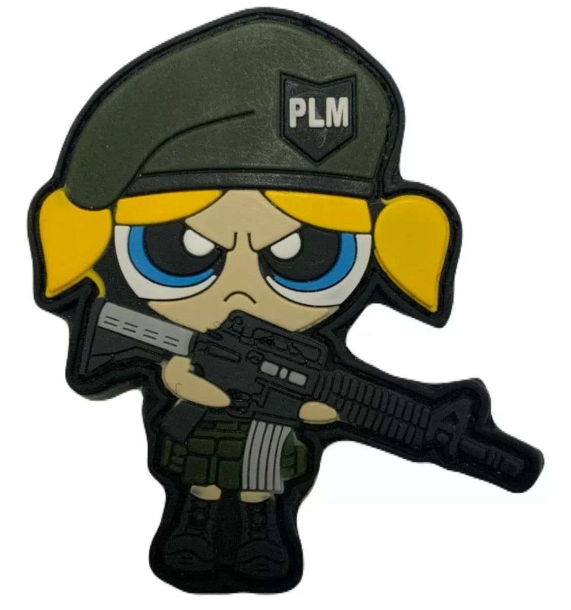 The Powerful Puff Girls Tactical Patch Military Hook & Loop Vest Patch Airsoft