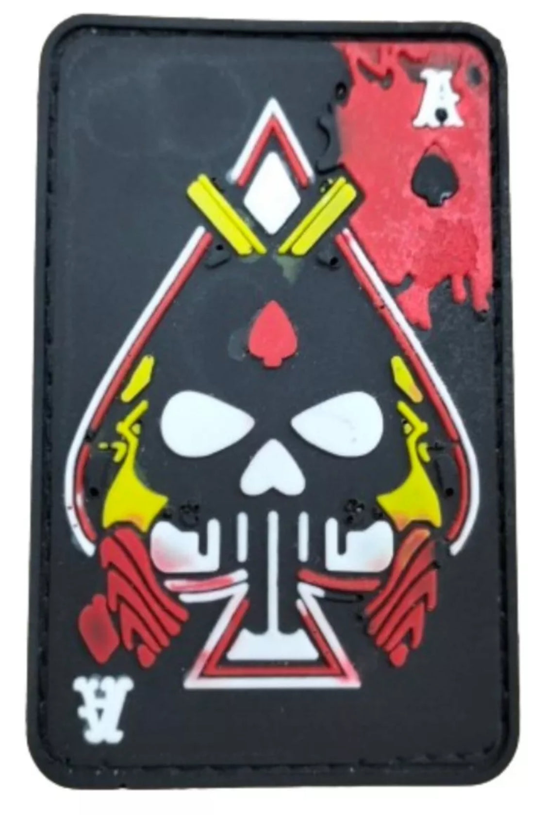 Tactical Military Patch As Poker Parche Táctico Militar Skull Calavera Mexico