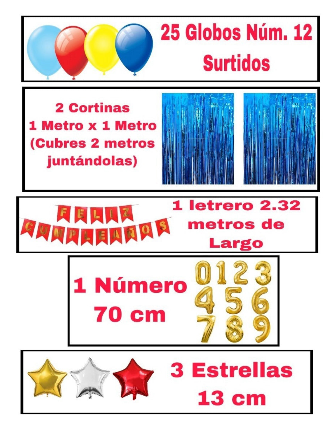 10 Guests Invitados Party Kit. Vasos, Platos y Dulceros. Payaso