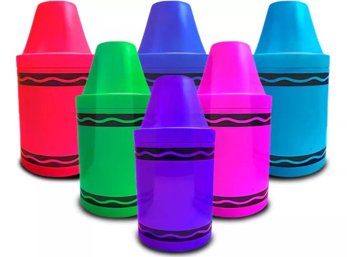 CrayonChela Cup Vaso Michelada, Caguama. Jumbo 880ml Crayola Party (20 Cups)
