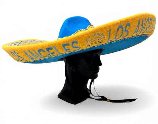 Los Angeles Chargers Mexican Charro Hat Sombrero Mariachi Adult One Size