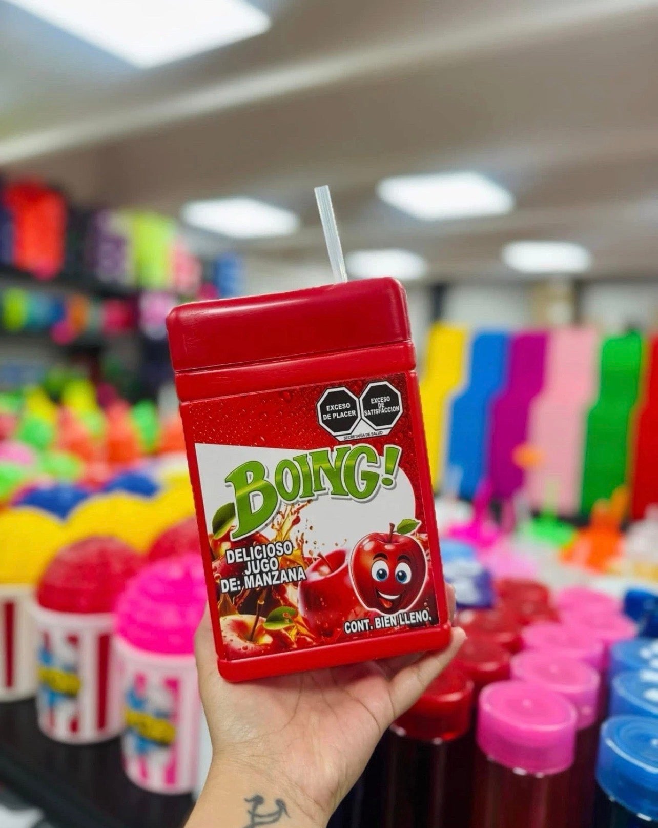 Jugo Boing Birthday Party Cup 10 Pcs Random Colors 20x13cm 1.5L