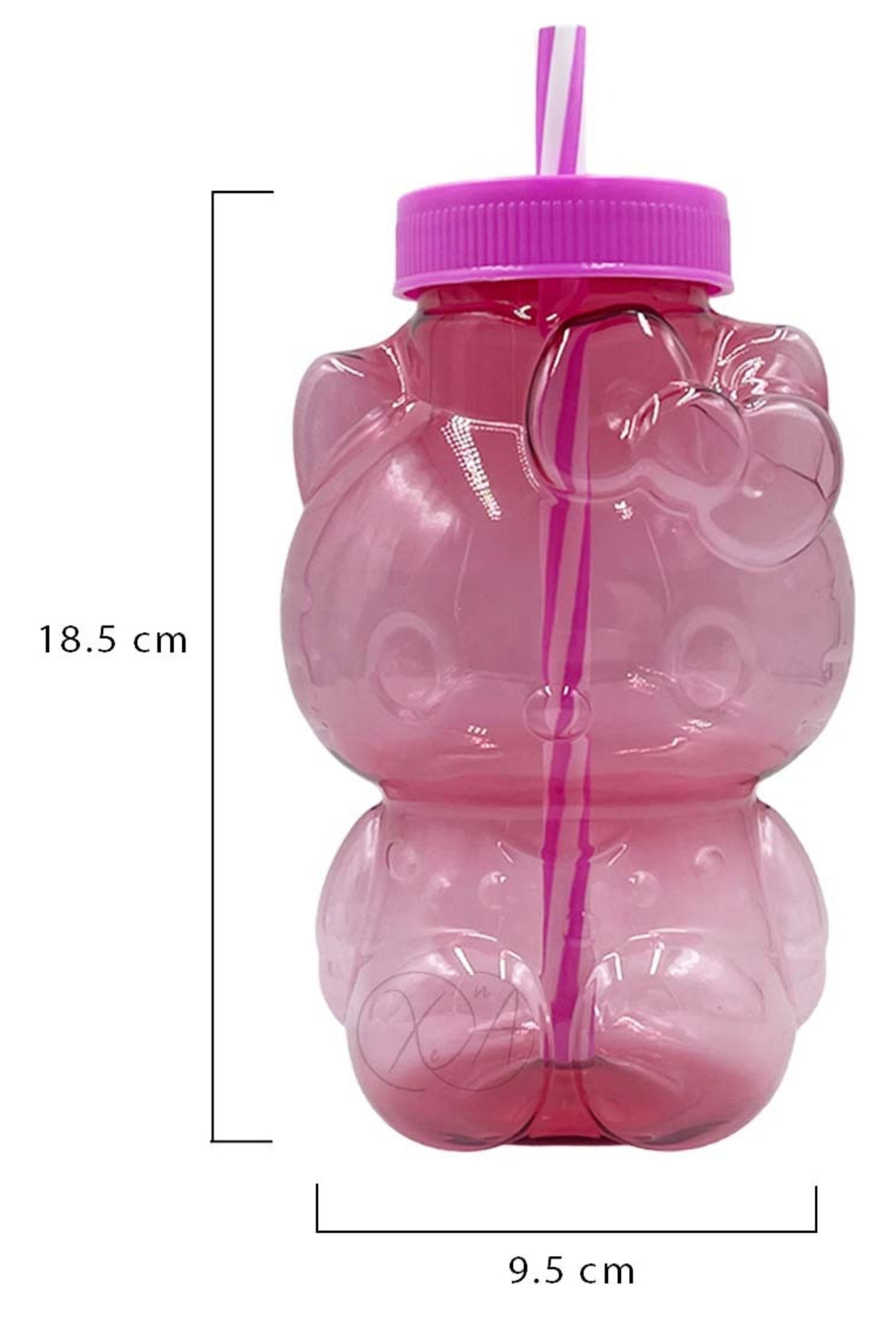 Kittychela Popote Cup Hello Kitty Vaso Michelada. 1L Random Colors (20 Cups)