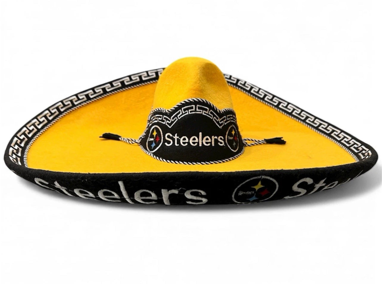 Pittsburgh Steelers Mexican Charro Hat Sombrero Mariachi Adult One Size