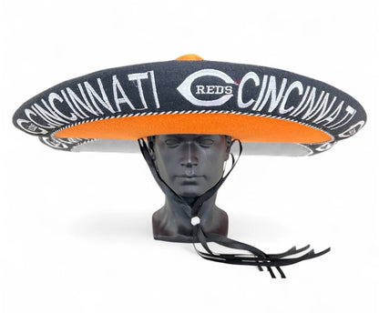 Cincinnati Reds Mexican Charro Hat Sombrero Mariachi Adult One Size