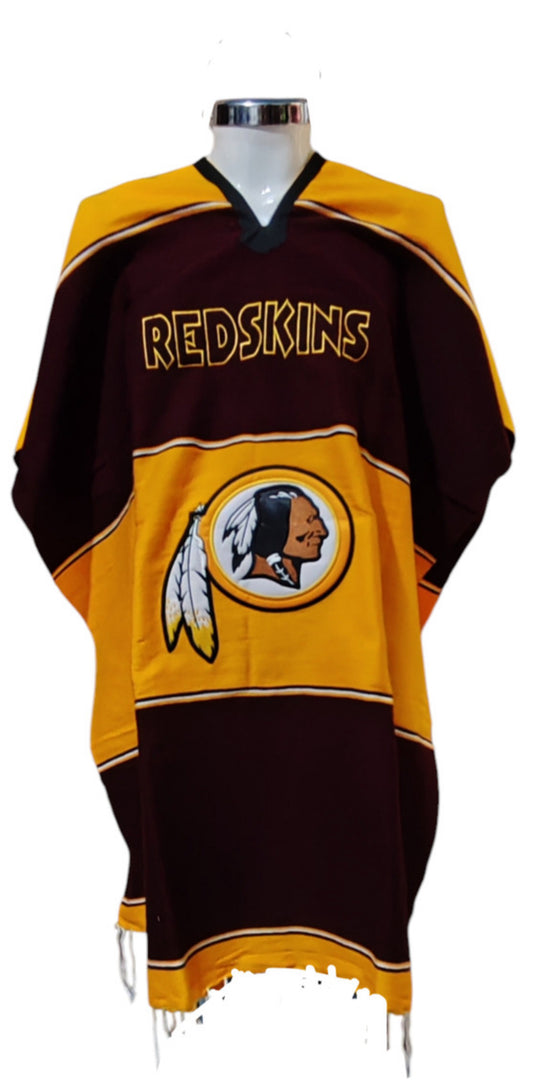 Washington Redskins Poncho Jorongo Sarape Poncho Artesanal Winter