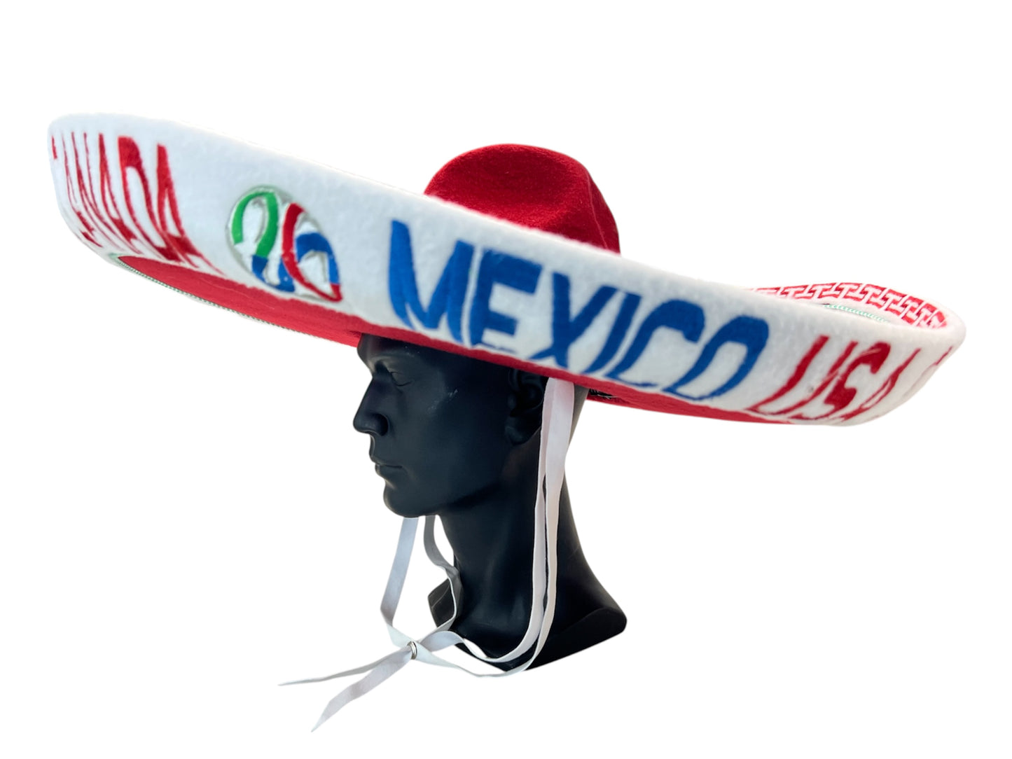 Mexico USA Canada FIFA World Cup Charro Hat OSFA Sombrero Copa del Mundo Red