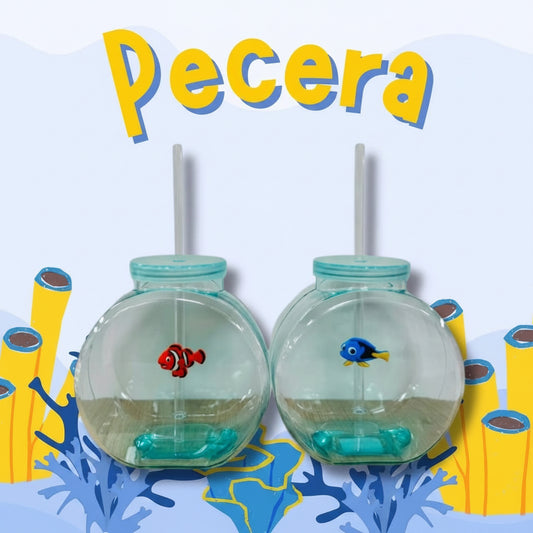 Fish Tank Cups 1.2L Birthday Party Cups Peceras 10Pcs.