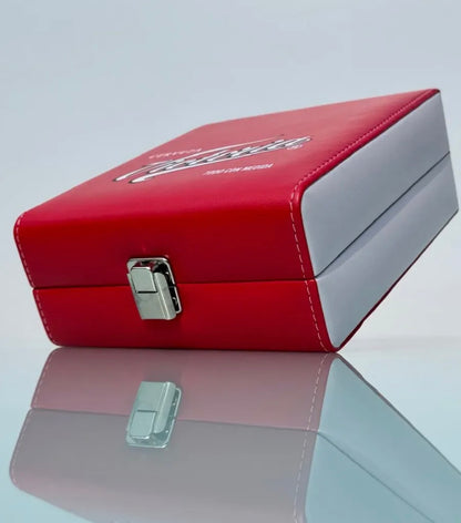 Cerveza Victoria Dominoes Casino Set Faux Leather Case Cubilete Dice Set Poker Cards Domino