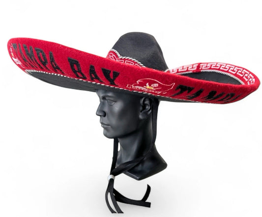 Tampa Bay Buccaneers Mexican Charro Hat Sombrero Mariachi Adult One Size