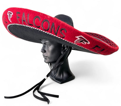 Atlanta Falcons Mexican Charro Hat Sombrero Mariachi Adult One Size