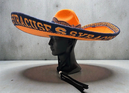 Syracuse University Mexican Charro Hat Sombrero Mariachi Adult One Size Orange