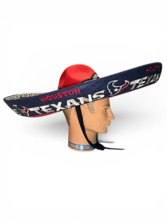 Houston Texans Mexican Charro Hat Sombrero Mariachi Adult One Size