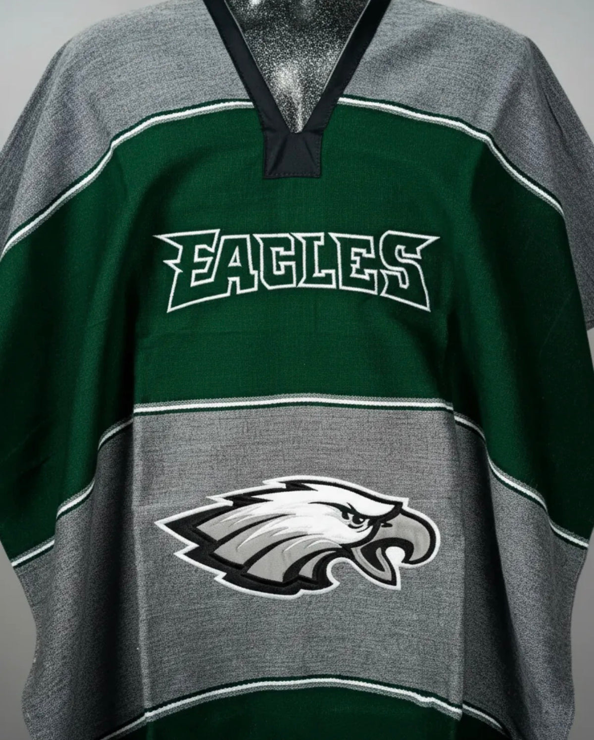 Philadelphia Eagles Jorongo Sarape Poncho Artesanal Winter