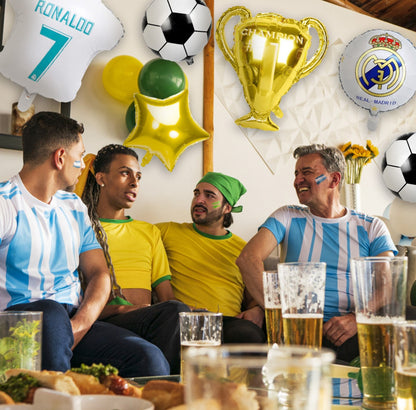10 Pcs. Madrid Balloons Globos Kit de Fiesta Cumpleaños Birthday Party