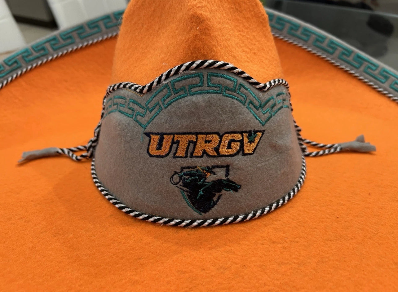 UTRGV Vaqueros NCAA Mexican Charro Hat Sombrero Mariachi Adult One Size