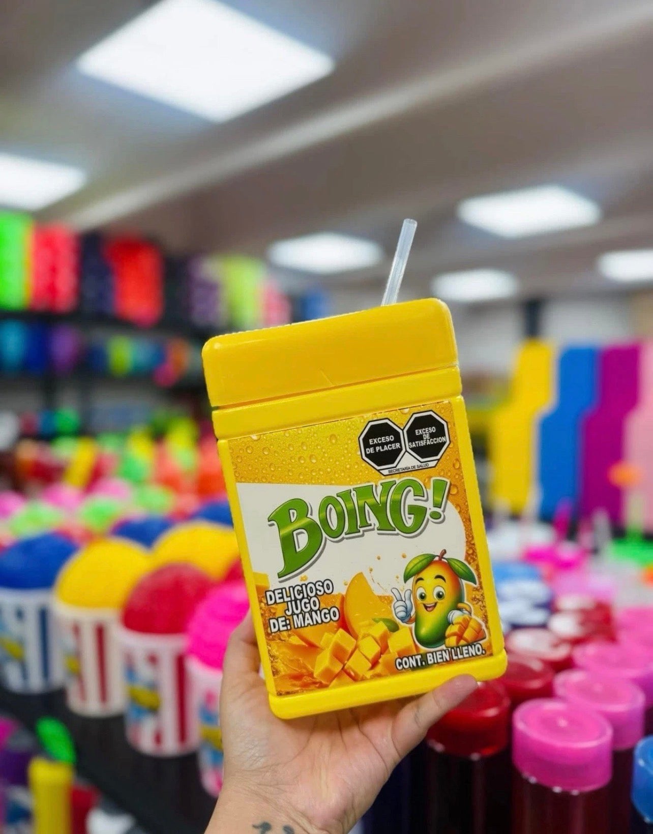 Jugo Boing Birthday Party Cup 10 Pcs Random Colors 20x13cm 1.5L