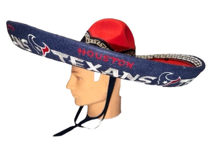 Houston Texans Mexican Charro Hat Sombrero Mariachi Adult One Size